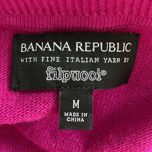 Banana Republic Merino wool blend tie-sleeve sweater VGUC - Picture 3 of 5